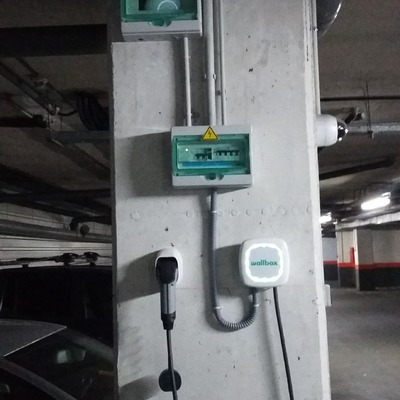 Punto de Recarga Vehiculo Electrico Garage Comunitario - Madrid