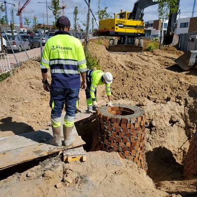 Obra de poceria, en Boadilla del monte para constructora