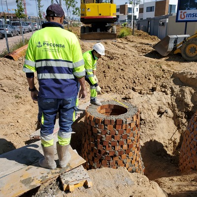Obra de poceria, en Boadilla del monte para constructora