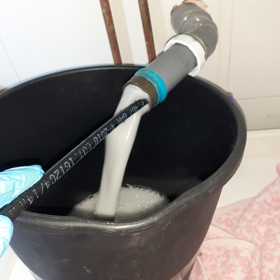 Desatasco tubería con Camion