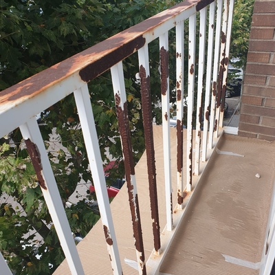 Reparación de barandillas de hierro