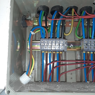 instalación en salida de contador