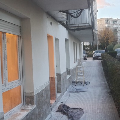 Fachada revestimiento monocapa