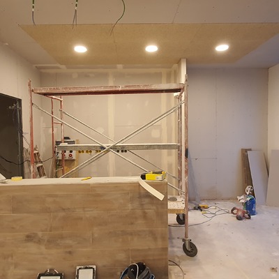 Alumbrado Barra Cafetería