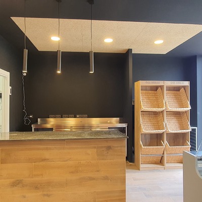 Iluminación cafetería