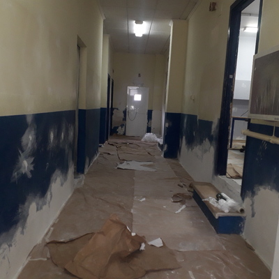 Pintura de aulas en colegio