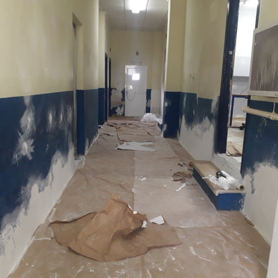 Pintura de aulas en colegio