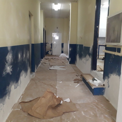 Pintura de aulas en colegio