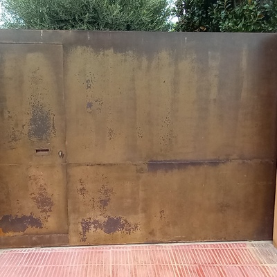 Chorreado de arena y lacado óxido en Els Massos