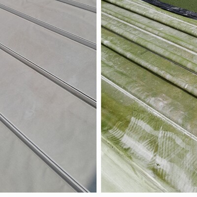 Limpieza de muebles de jardín y toldos