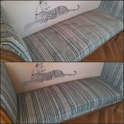 Limpieza de sofá – antes y después