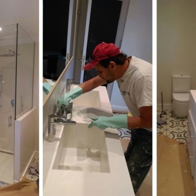 modernizando un baño