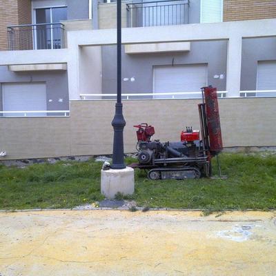 Maquinaría para la realización de ensayos de penetración dinámica DPSH