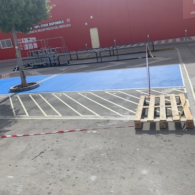 Plazas de minusválidos para Brico depot