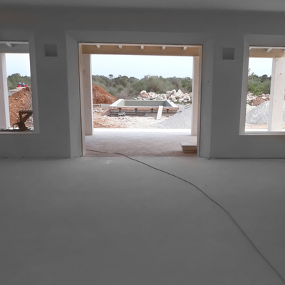 Ejecución de yeso en pared en Son Vida