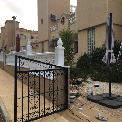 Rejas esmalte antioxido negro brillante