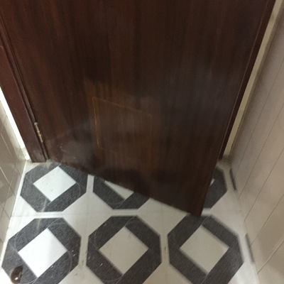 Puerta reparada