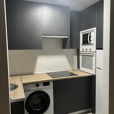 Una cocina pequeña pero con mucho estilo