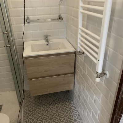 Frente de baño ya reformado