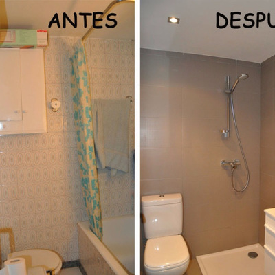 Baño antes y después