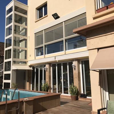 Elevador hidráulico panoramico