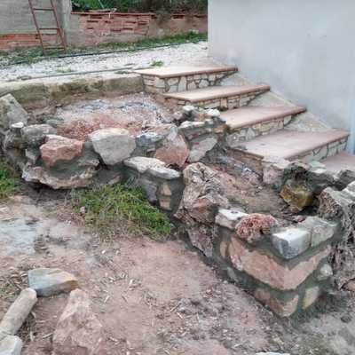 Construcción de una jardinera