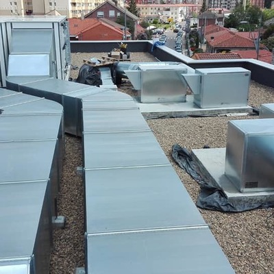 Instalacion de climatización en geriatrico