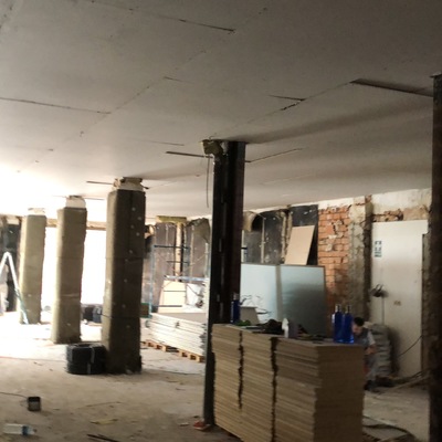 Techo acústico doble placa