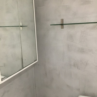 Renovar sin obra Microcemento sobre azulejos