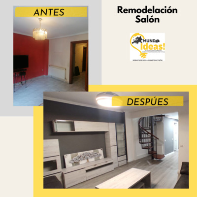 Remodelación casa Monzón, Salón principal