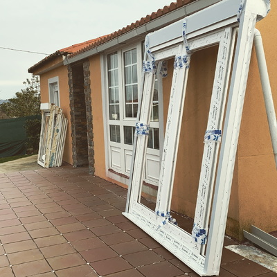 Obra recien descargada en casa de un cliente