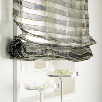 Estores paquetos con organzas