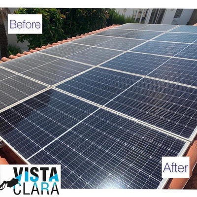 Limpieza de placas solares