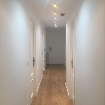 Lacado de marcos y tapetas insitu