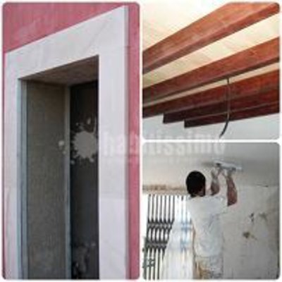 Yeso, Vigas a la vista, Fiola