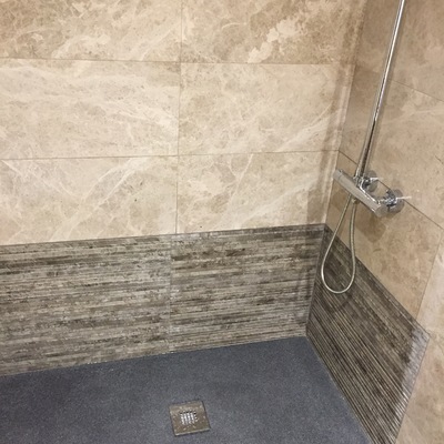 Plato de ducha de pizarra