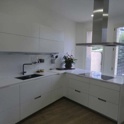 Cocina con peninsula