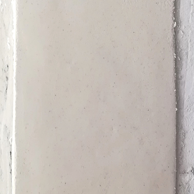 Estucado cuadrado con cantonera acabado en lavado liso