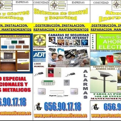 Puertas Garaje, Ascensores, Reforma