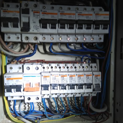 panel electrico piso