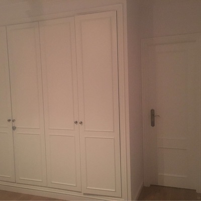 Lacado de marcos y tapetas insitu