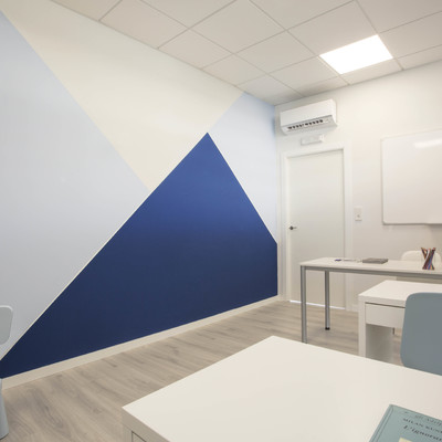 Detalle paredes academia