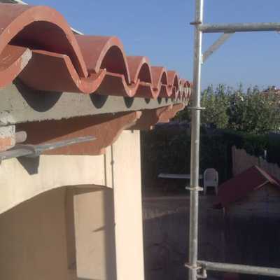 Colocacion de teja árabe