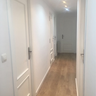 Lacado de marcos y tapetas insitu