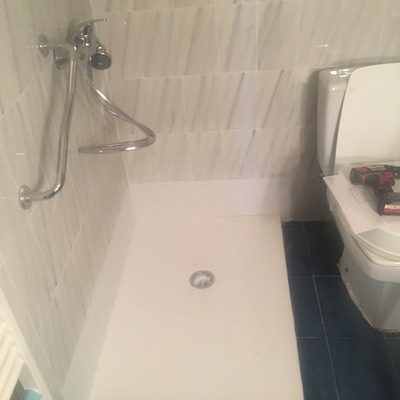 Cambio de plato de ducha