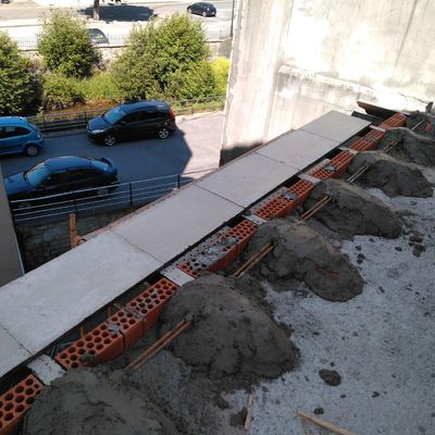 Fijación de canecillos