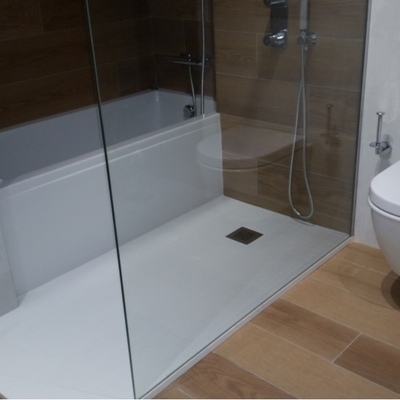 Ducha de baño reformada