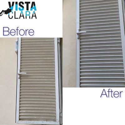 Limpieza de persianas