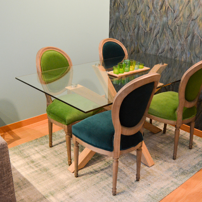 Salón-comedor Böho diseño