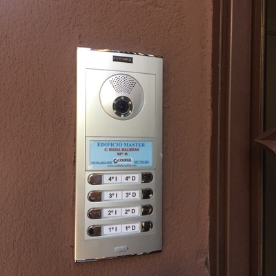 Placa videoportero 8 viviendas